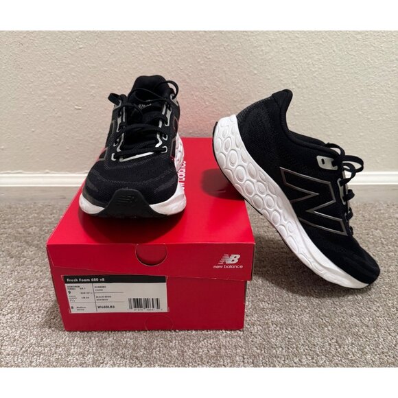 New Balance Fresh Foam 680v8 Womens Size 9 Black Running Walking Shoes Sneakers - Picture 2 of 13